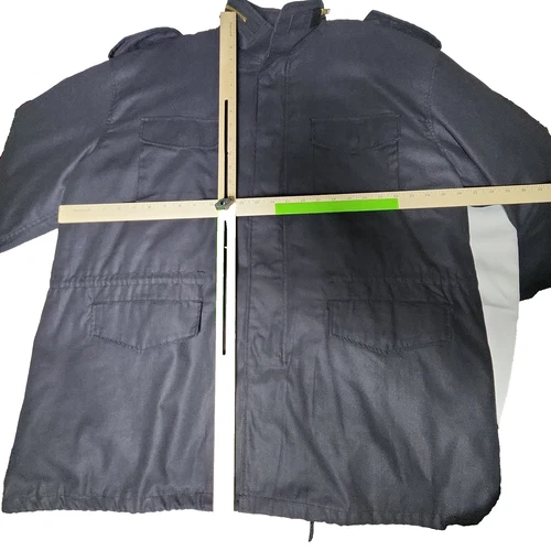 Rothco M-65 Field Jacket Bl;ack Mens 2XL Regular Quilted Liner Military... image 10