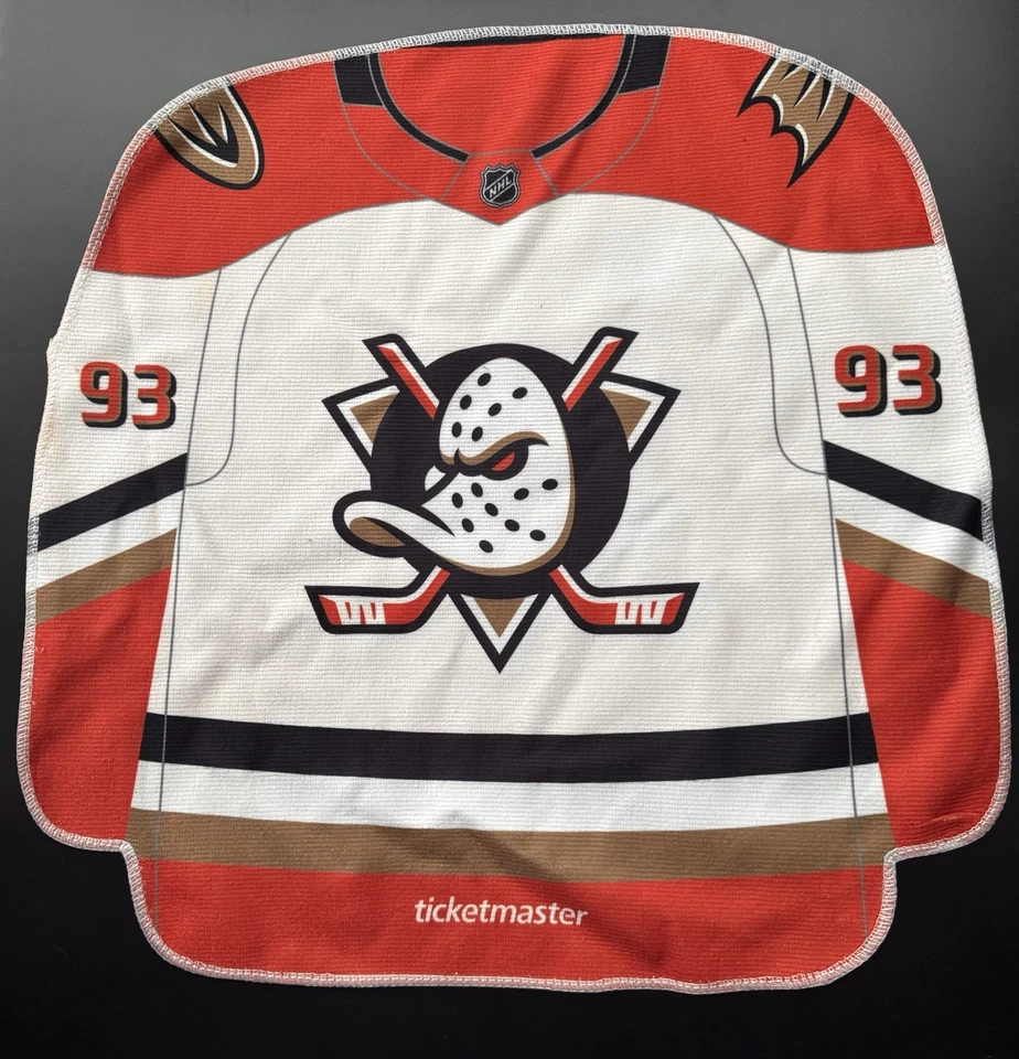 Lote De 5 Toallas Anaheim Ducks Abridor Temporada 24/25 Jersey Rally Doble Cara RARO Foto 2 de 4