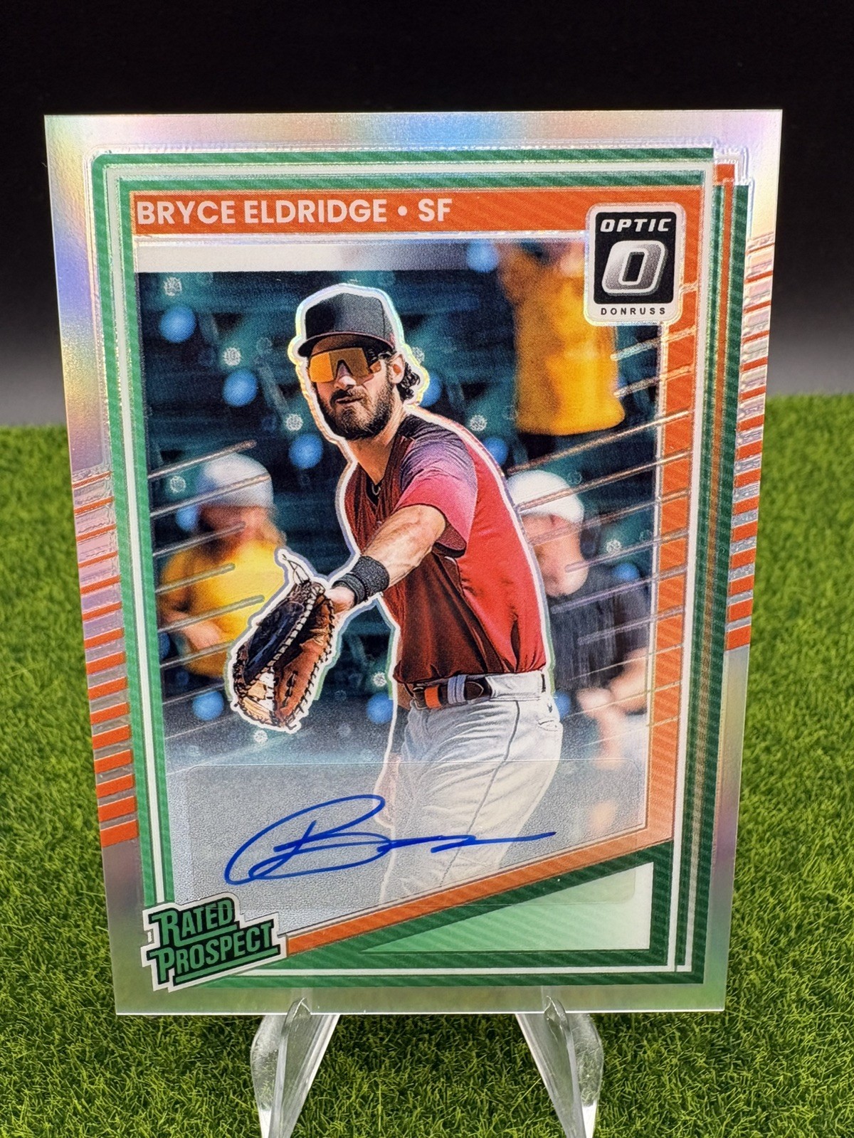 2025 Panini Donruss - Optic Bryce Eldridge #185 Holo Prizm Signatures Auto 
