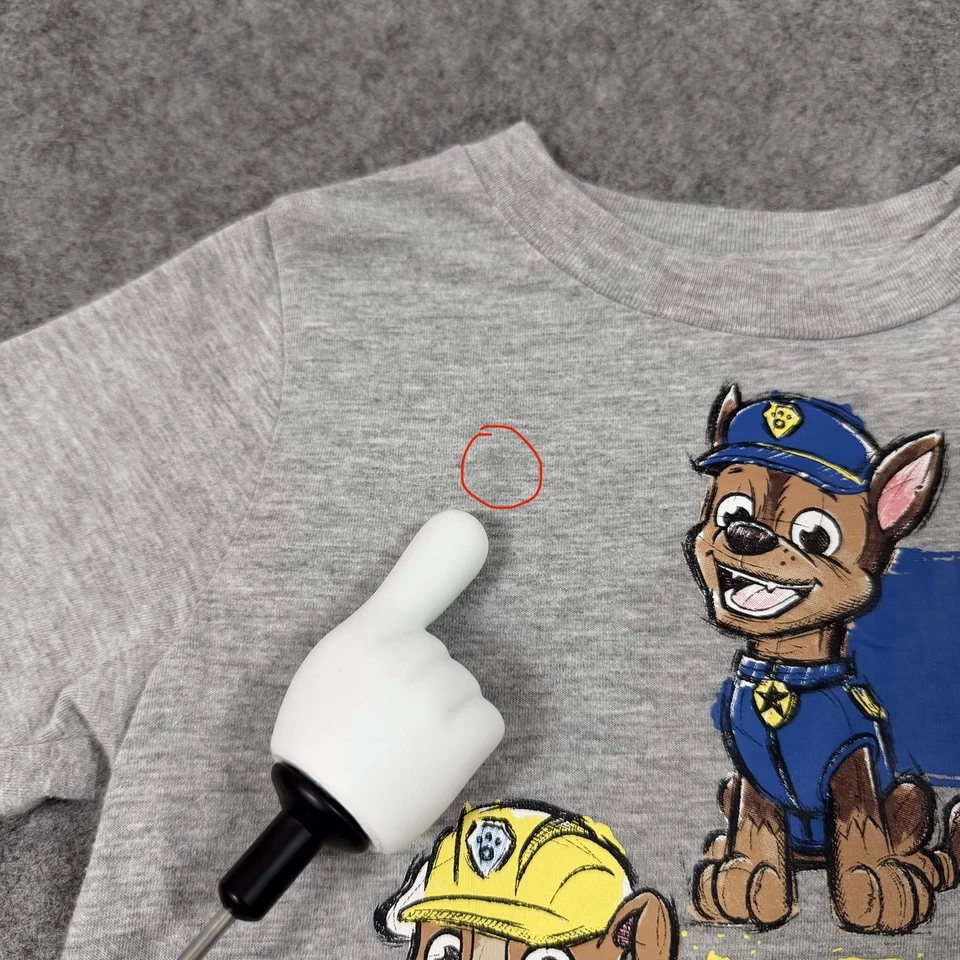 Camisa gris Paw Patrol Adventure City para bebé/niño pequeño talla 4T gris [Lote de 2] Foto 3 de 4