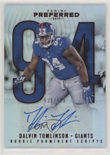 2017 Preferred Rookie Prominent Scripts Red /199 Dalvin Tomlinson #287 Auto 0ja2