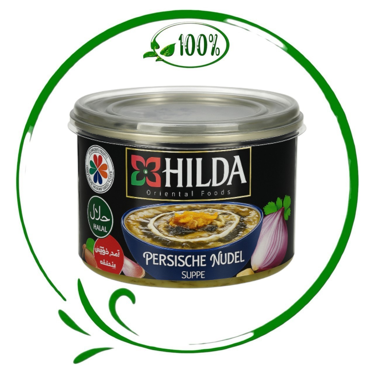 Oriental Noodle Soup Ash Reshteh | Vegetarian Ready to Eat | Canned Food 450g