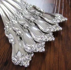(5) Reed & Barton Marlborough Sterling Silver Tablespoons 925 Serving  Spoons