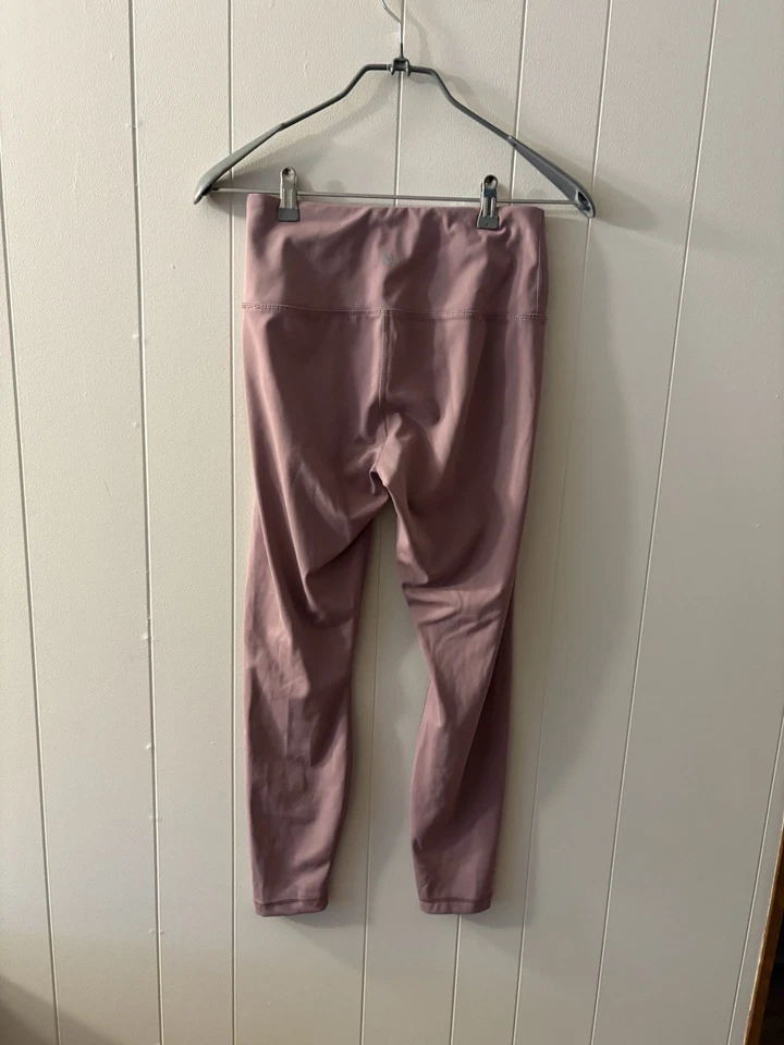 Leggings para mujer 90 Degrees By Reflex rosa medio poliéster spandex usados en excelente estado K3 Foto 4 de 4