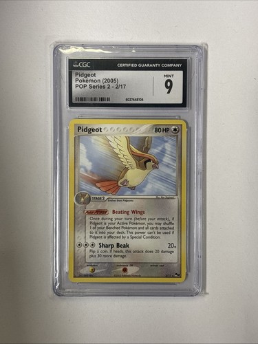 Pidgeot graded CGC 9 for sale on eBay
