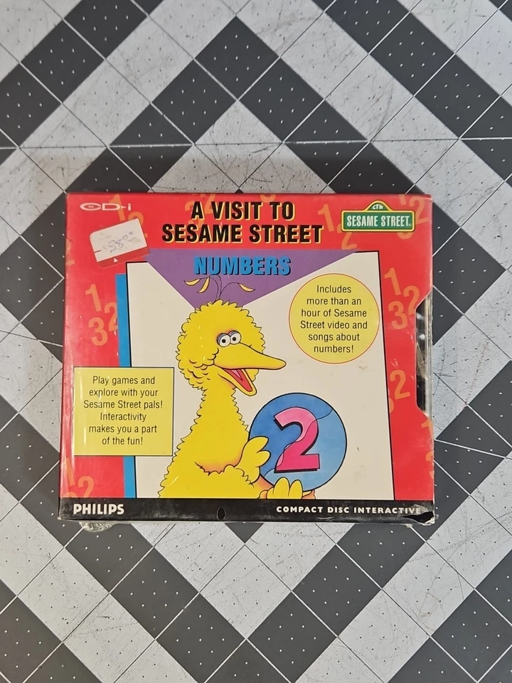 Visit to Sesame Street Numbers (Philips CD-i, 1991) New Sealed Jim Henson NOS - Image 2 of 4