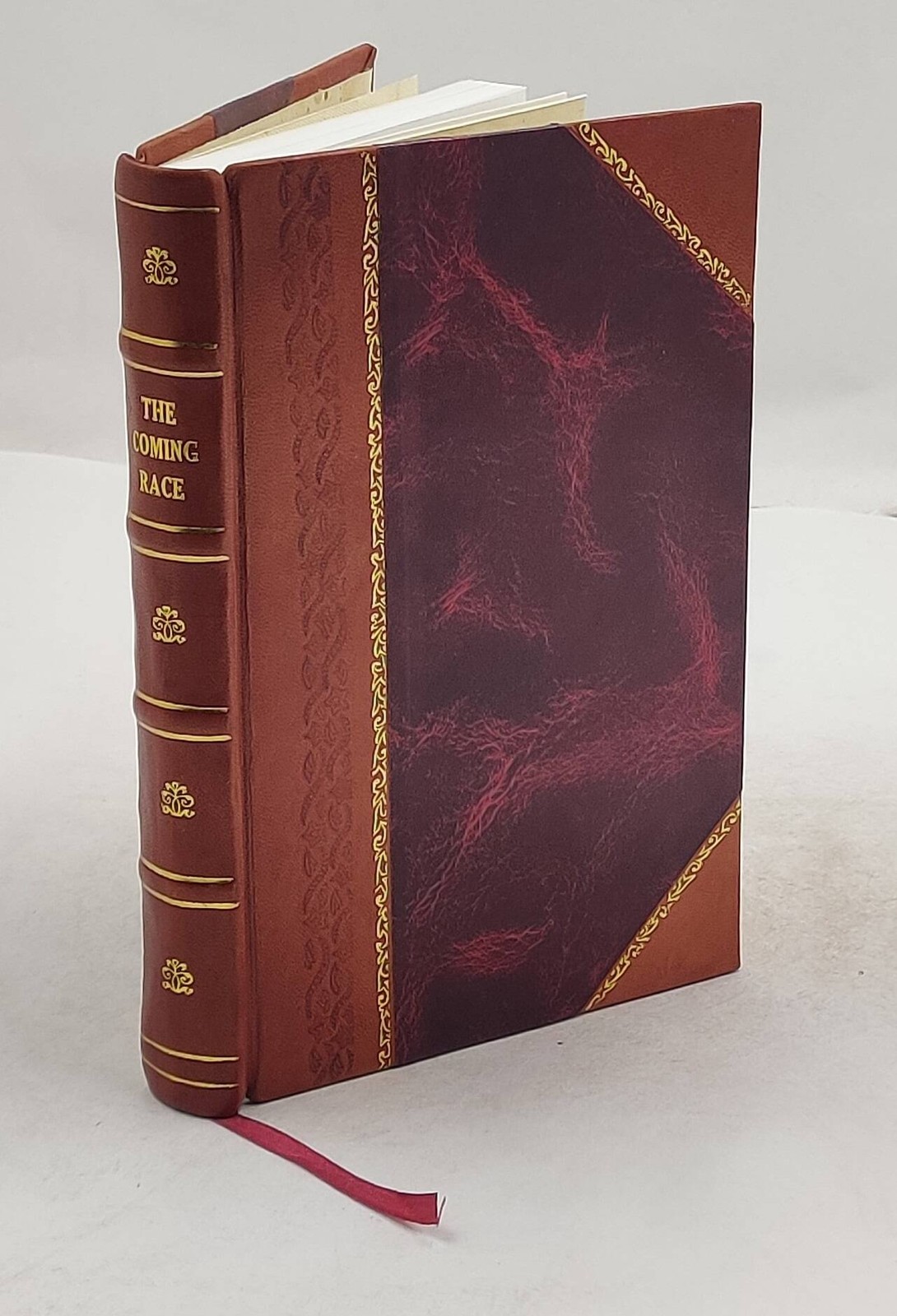 The Coming Race Or The New Utopia 1871 Leather Bound Edition
