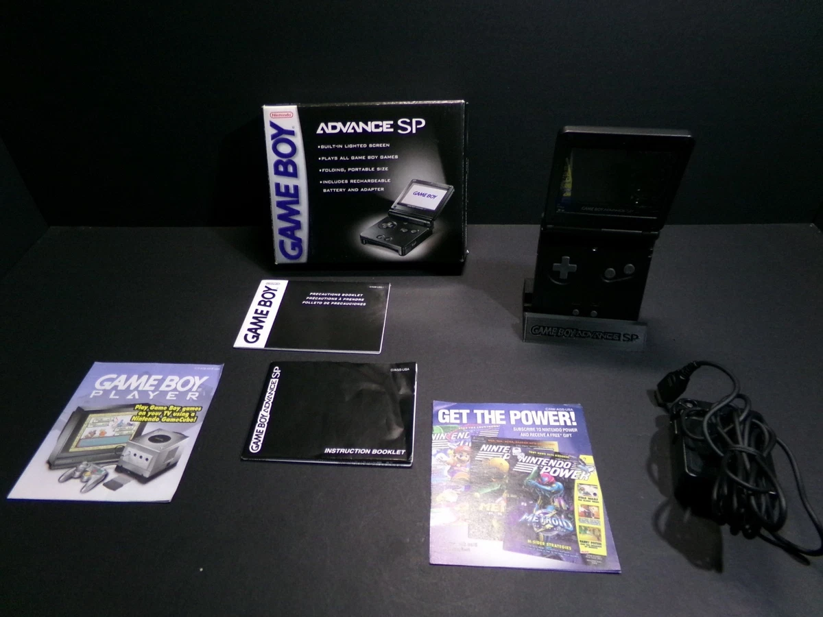 Nintendo Game Boy Advance SP Black Video Game Consoles for sale - eBay