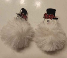 Snowman Dangle Earrings