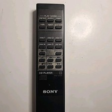 CDP-C305 Genuine Sony RM-D306 5 Disc CD Player Replacement Remote No Batt Cover