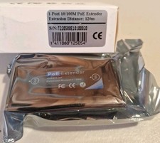 1 Port 10/100M PoE Extender Transmission 120M for Ethernet IP Camera Free Ship