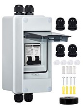 Circuit Breaker DC Disconnect Switch Overvoltage Protection 30A IP65 Waterproof