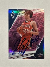 Signed Jaxson Hayes Phoenix Pink 2019-20 RC Prizm Pelicans Auto Rookie