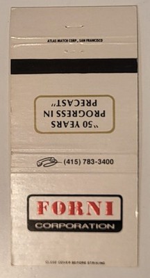 Matchcover USA Hayward California Forni Corporation Precast