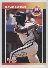 1989 Donruss Kevin Bass (*Denotes on Back) #325 0b3