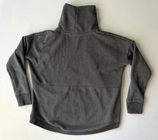 Athleta Womens Cozy Karma Funnel Neck Gray Sweatshirt Sz M GUC 158951-01
