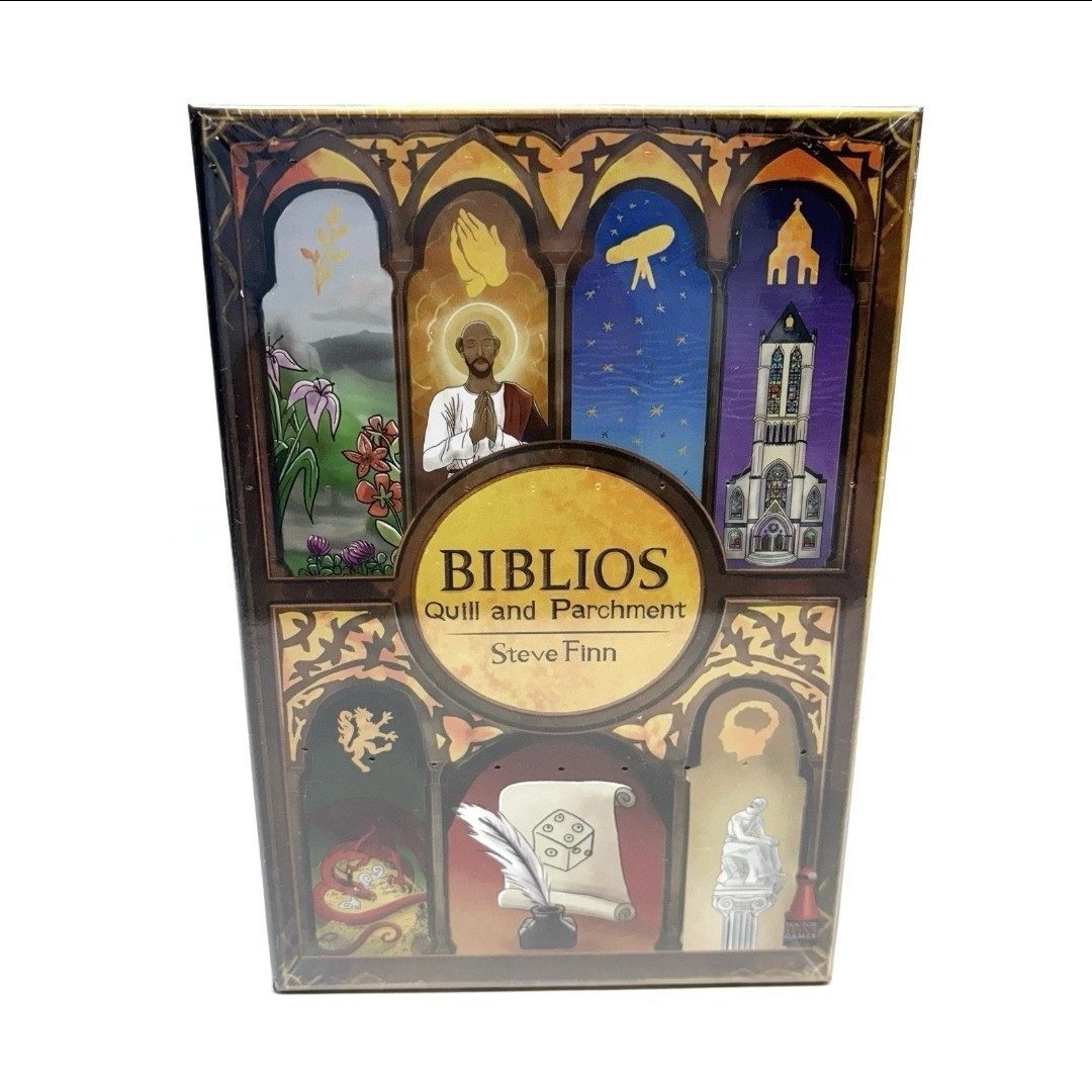 Biblios: Quill and Parchment By Steve Finn Game 2021 NEW SEALED