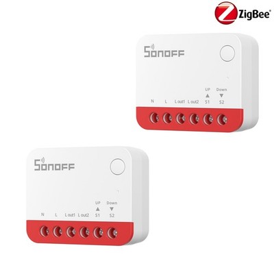 2PCS Sonoff Zigbee Smart Rolladenmotor Schalter Jalousie Zeitschaltuhr Steuerung
