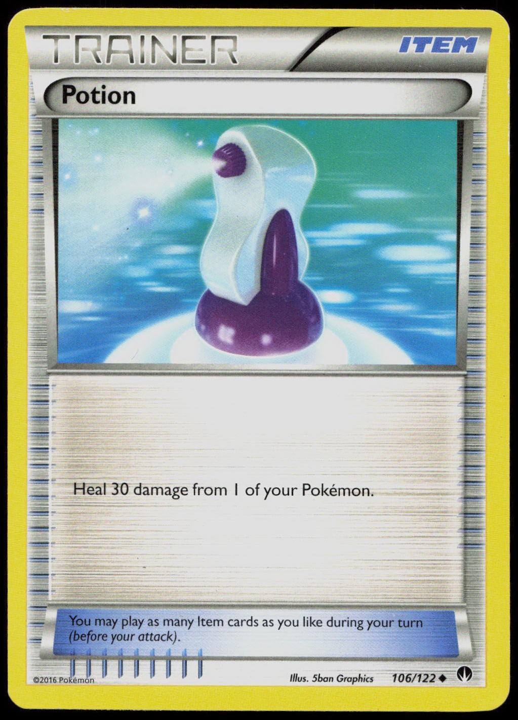 Potion 106/122 XY - BREAKpoint Non-Holo Pokemon TCG