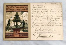 Vincenzo Corsi scrive allo scultore Camillo Broggi, Biennale di Venezia 1903