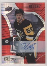 2021-22 Upper Deck Allure Red Rainbow Auto Jake Guentzel #78 Auto 04yf