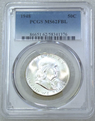 1948-P Franklin Half Dollar — photo from the most recent tracked eBay sale