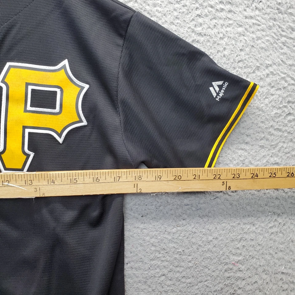 Pittsburgh Pirates Andrew McCutchen #22 Majestic Jersey Baseball Youth L Black - Image 4 of 4
