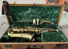 Elkhart 20A Saxophone Buescher 1950  s Vintage With Case, Mouthpiece  Neck