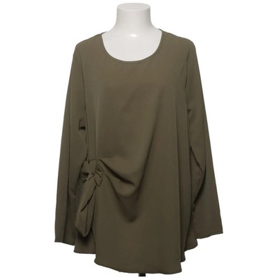 Bluse, Größe: 1XL, Grün, Elasthan/Polyester, Einfarbig, Damen #EaE
