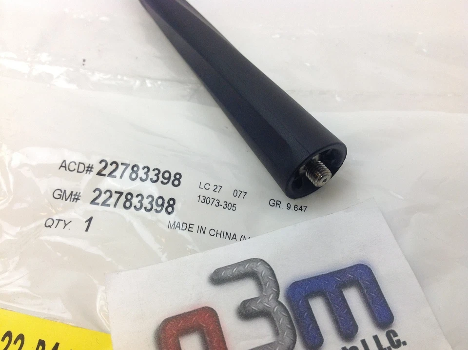 ANTENA DE RADIO CHEVROLET CAMARO SONIC EQUINOX CRUZE GMC Terrain 280 mm nueva OEM Foto 2 de 3