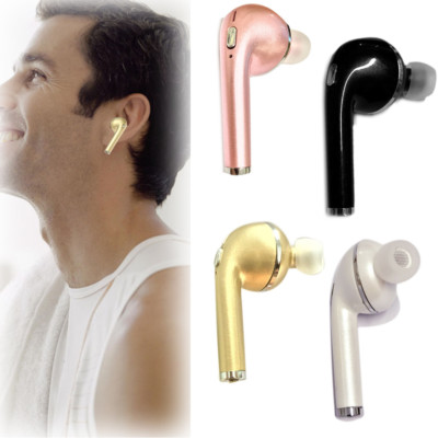 Bluetooth Earphone Single In Ear Headset Wireless Earpiece Sport Business Earbud