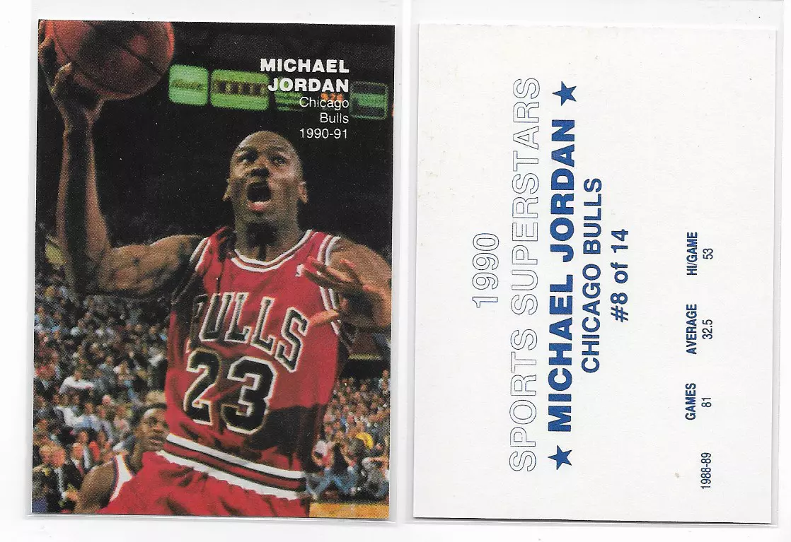 Michael Jordan 1990 Broder Sports Superstars #8 of 14 | eBay