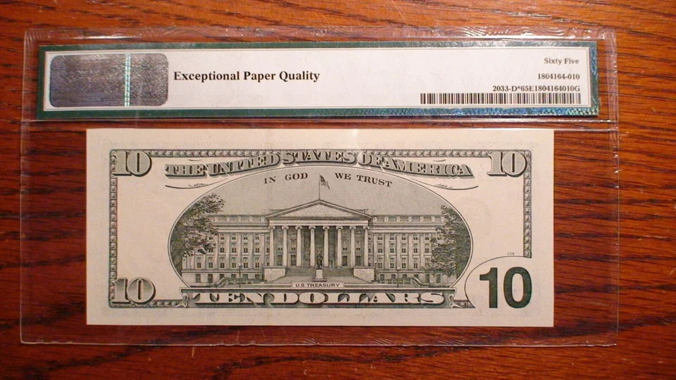 1999 PMG GEM 65 EPQ TEN DOLLAR CLEVELAND *STAR* NOTE HI GRADE $10.00 BILL! - Image 4 of 4