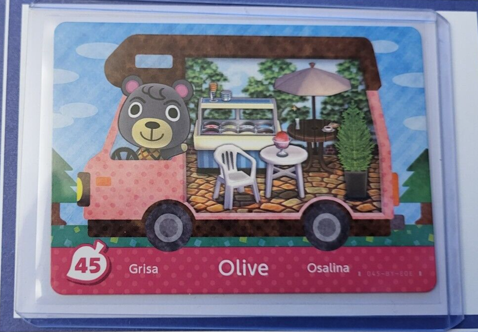 Olive - 45 RV Welcome Series - Authentic Animal Crossing Amiibo