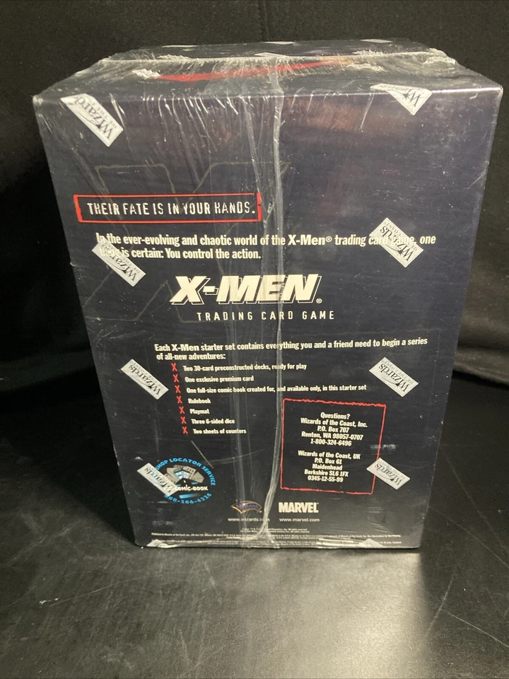 X-Men Trading Card Game Starter Box of 6 Factory Sealed New WOTC 2000 Amricons - Image 3 of 4
