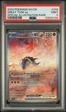 2023 POKEMON SCARLET & VIOLET SVI EN #246 GREAT TUSK ex - PSA 9
