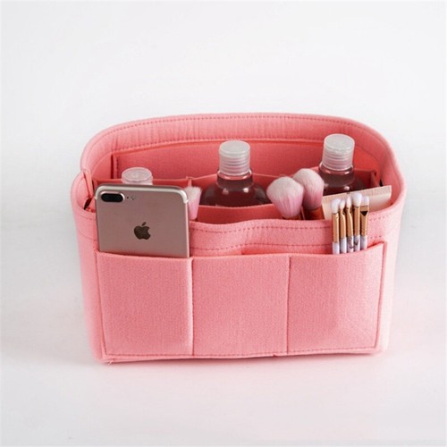 Cartera Organizadora Bolsa Mujer Organizador Inserto Forro Bolsa de Viaje Bolso de Mano Fieltro - Imagen 16 de 21