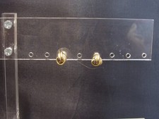 Stud Earrings Gold Tone Two Tone Love Knot