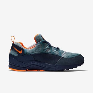 nike huarache azul con naranja
