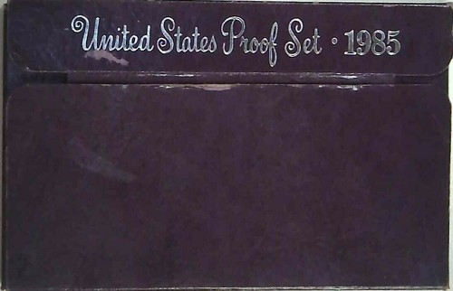 1985-S US Proof Mint Set 5 Coins CLAD 22uoc0109