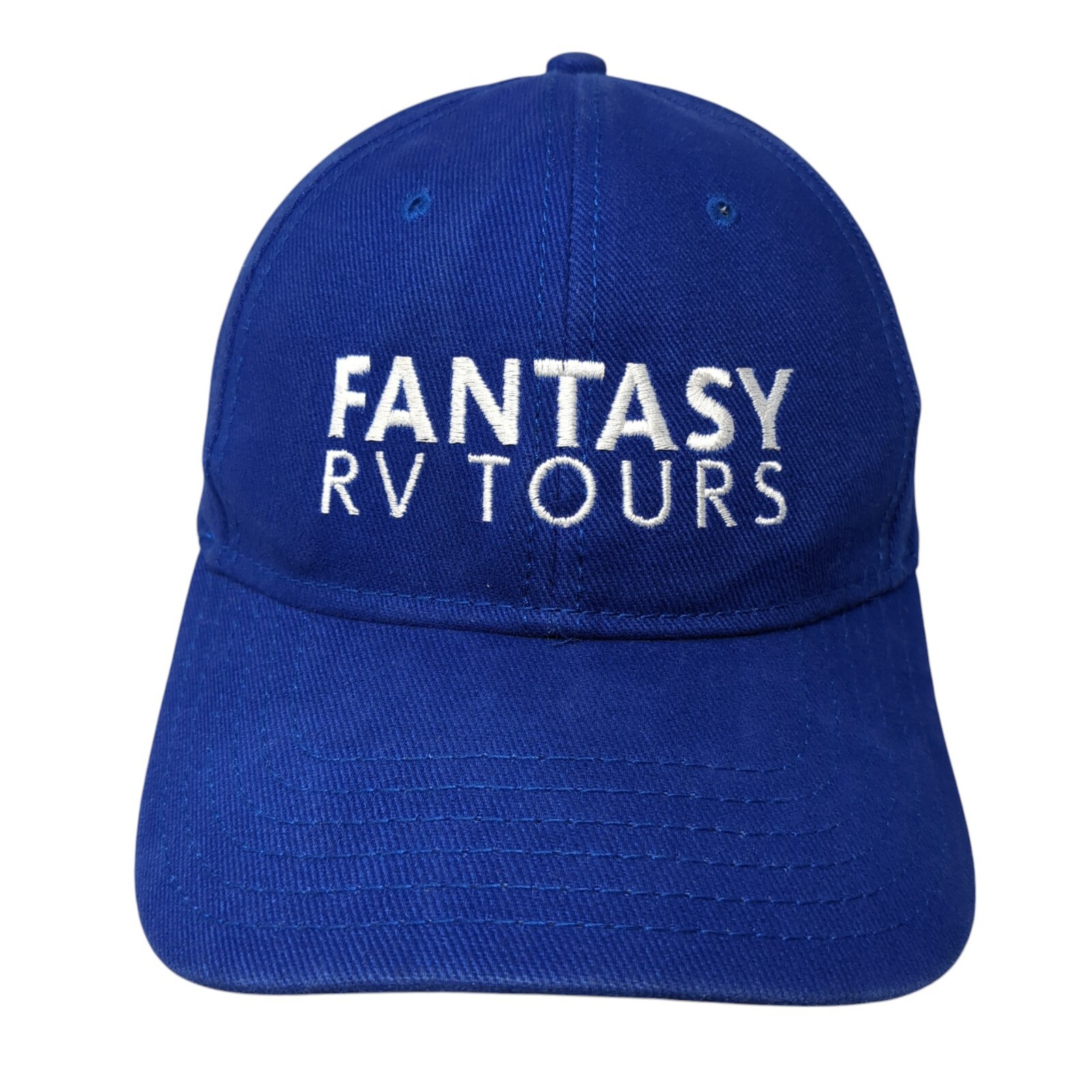 Fantasy RV Tours Strapback Hat Blue OS Adjustable Embroidered 6 Panel Otto