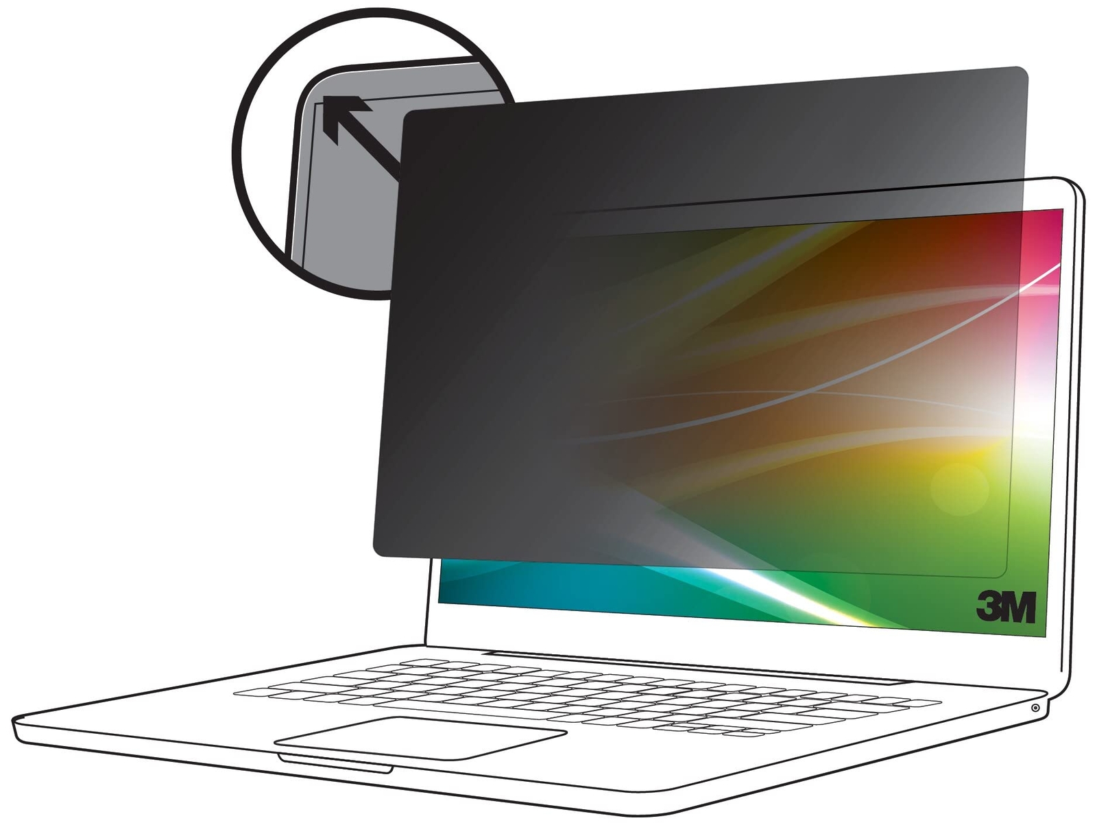 3M Bright Screen Blickschutz Surface 1 2 13.5 3:2 NUOVO