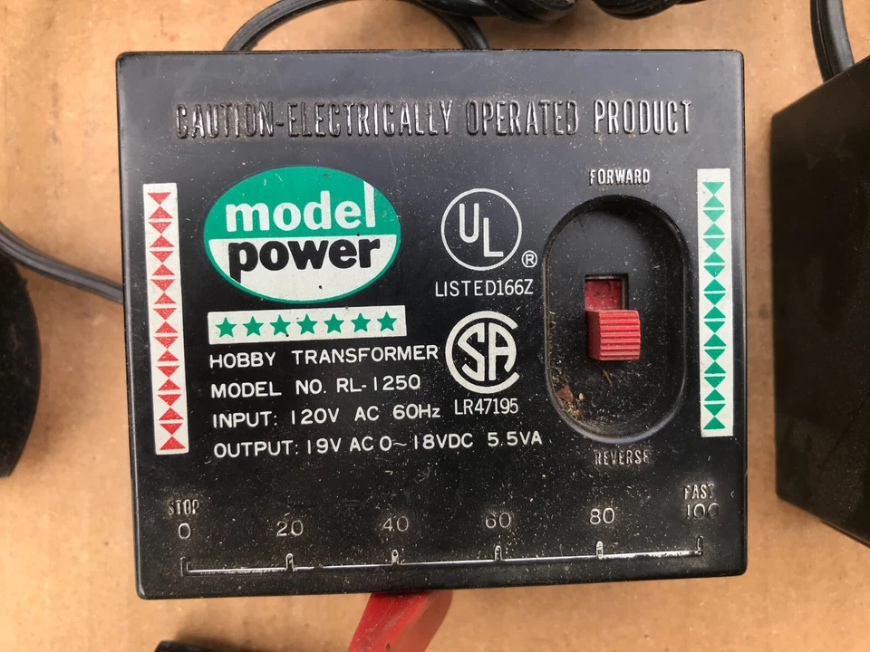 Lot of (5) Train Transformers, TycoPro 608R, Tyco 899T,Varney Mark III, Untested - Image 3 of 4