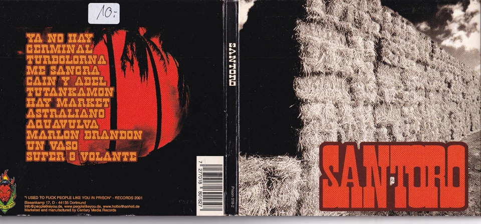Santoro - CD Digipak "I Used To Fuck People Like You In Prison" Records - Bild 1 von 1