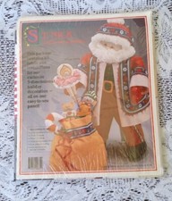 Vintage 1991 St. Nick and His Bag of Goodies Cut & Sew Panel 9875 Daisy Kingdom