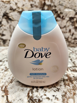 *NEW* Baby Dove Lotion Rich Moisture - 24 hr gentle protection (192 mL - 6.5 oz)