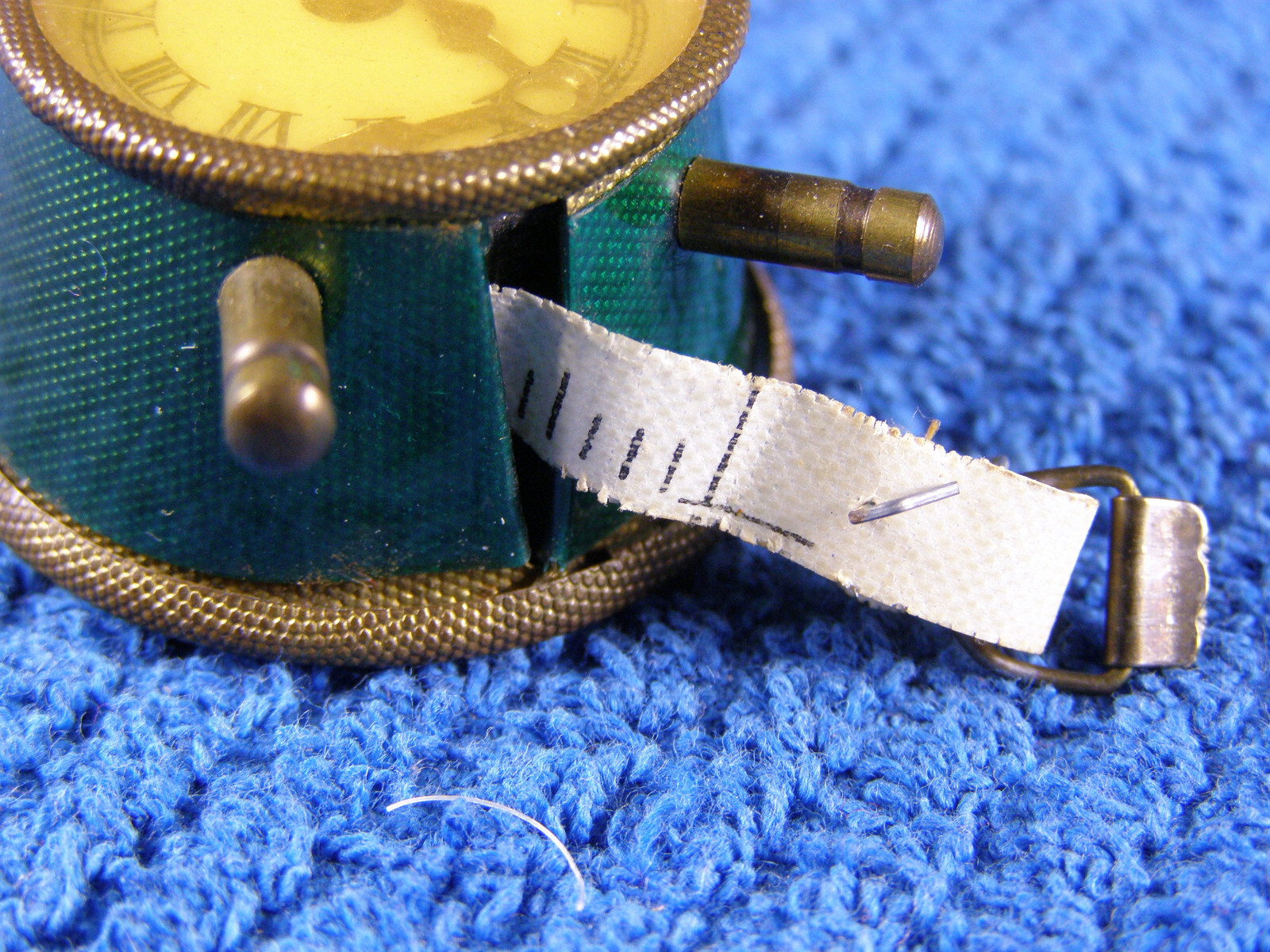 Vintage Sewing Tape Measure "Alarm Clock" eBay