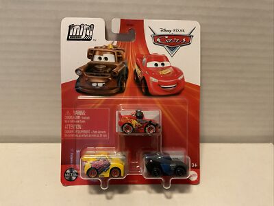 Disney Pixar Cars Mini Racers Lightning McQueen w/Headset Cruz Ramirez Jackson
