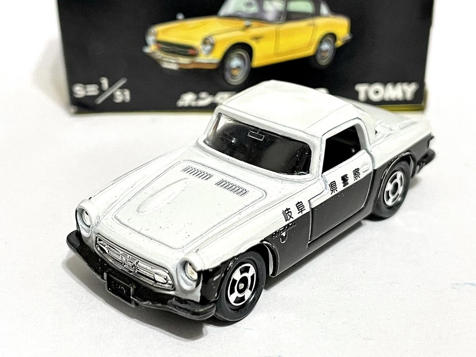 Tomica Caja Negra Nº23 Honda S800M ULTRA RARO NUEVO CON CAJA Blanco y Negro Foto 2 de 4