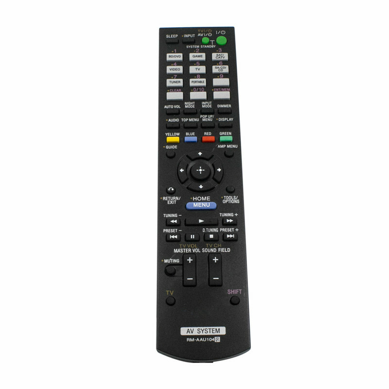 RM-AAU105,RM-AAU106,RM-AAU107 Replacement Remote For Sony STR
